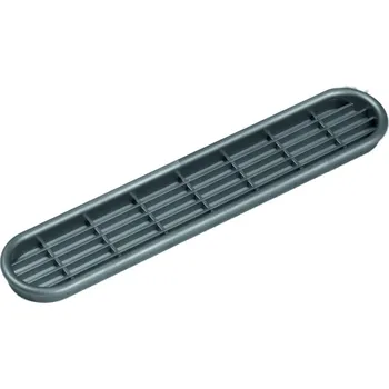 Větrací mřížka Ventilační mřížka stříbrná 205 x 40 mm