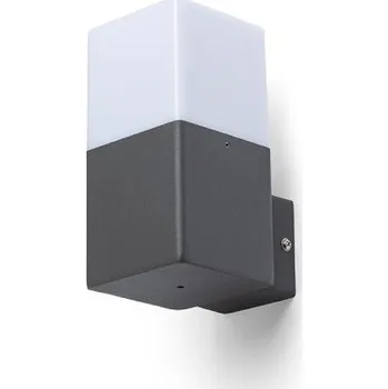 Venkovní osvětlení RED - DESIGN RENDL CLYDE nástěnná antracitová 230V E27 28W IP44 - RED - DESIGN RENDL RED R13637