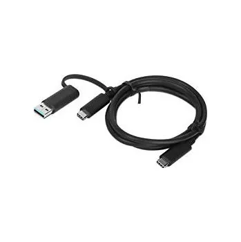 Datový kabel Lenovo hybrid USB-C with USB-A cable 4X90U90618