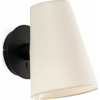 Nástěnné svítidlo FARO LUPE černá/béžová stolní lampa - FARO FARO 20031-88