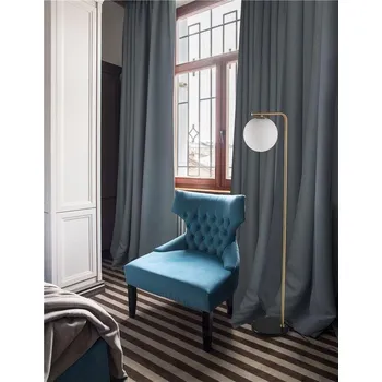 Stojací lampa NOVALUCE Stojací lampa ALVAREZ saténový zlatý kov a černý mramor bílé opálové sklo E27 1x12W 230V bez žárovky IP20 - NOVA LUCE NV 9136702