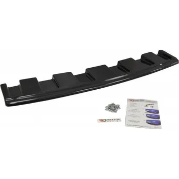 Auto-moto Maxton Design středový spoiler zadního nárazníku bez žebrování pro Audi S6 C7, plast ABS bez povrchové úpravy SLEVA 5%