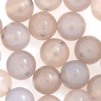 Korálek Achát modrošedý 8mm (1ks)