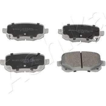 Brzdová destička Sada brzdových destiček, kotoučová brzda ASHIKA 51-09-905