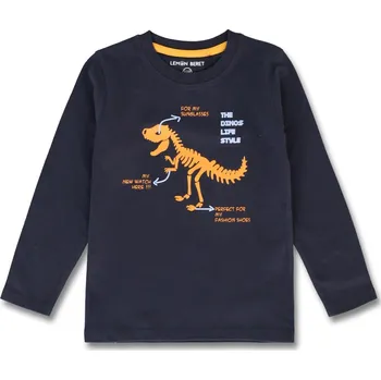 Chlapecké tričko Chlapecké tričko LEMON BERET DINOS STYLE modré Velikost: 104