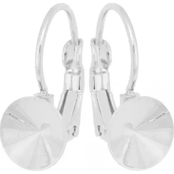 Korálek Crystal-ZONE Náušnice KIDS Rivoli 8mm rhodium