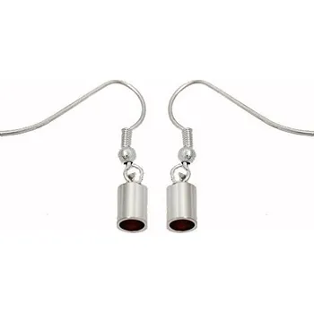 Materiál na výrobu šperku Crystal-ZONE Koncovka náušnicová na MESHsystem 4mm rhodium