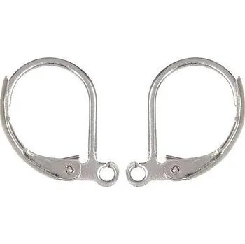 Rybářský háček CZ Náušnicový háček zavírací s očkem rhodium