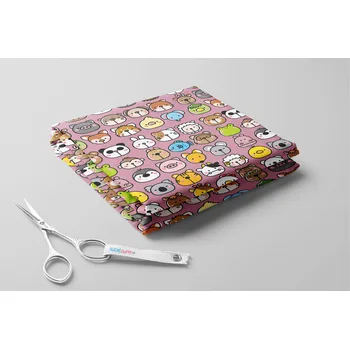 Fleece antipiling, Barevná zvířátka Barva: Starorůžová