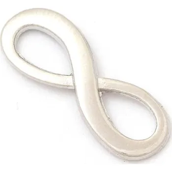 Náramek Crystal-ZONE Mezidíl Nekonečno 24/12mm rhodium