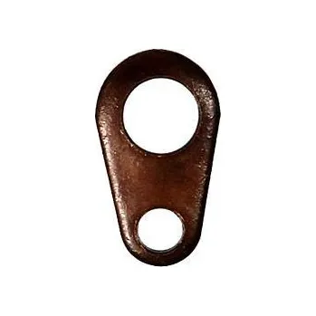 Materiál na výrobu šperku CZ Protidíl placička 8mm stará měď