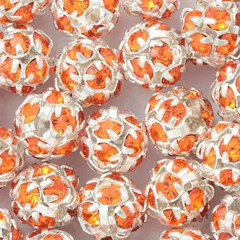 Korálek CZ Šatonová kulička 6mm stříbro/hyacinth