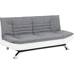 Rozkládací pohovka Faith šedo-bílá