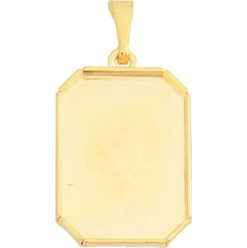 Přívěsek Crystal-ZONE Přívěsek Oktagon 30/22mm zlato