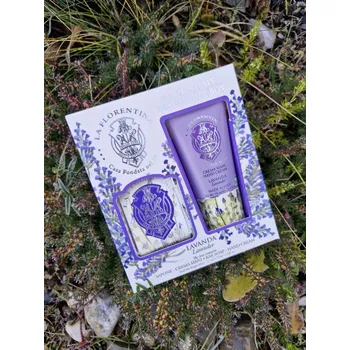 Mýdlo levandule-online.cz Dárková kazeta Levandule - mýdlo a krém na ruce