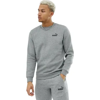 Pánská mikina PUMA PÁNSKÁ ZATEPLENÁ MIKINA ESS SMALL LOGO CREW GREY 586682 03 Velikost: 3XL