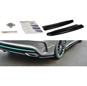 Auto-moto Maxton Design boční difuzory pod zadní nárazník pro Mercedes CLA C 117 Facelift/AMG-Line, plast ABS bez povrchové úpravy SLEVA 5%