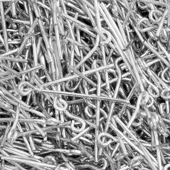 Materiál na výrobu šperku Crystal-ZONE Ketlovací jehla 50mm rhodium 10ks