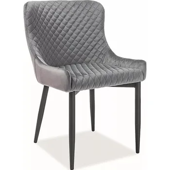 Křeslo Jídelní křeslo Colin Velvet šedé