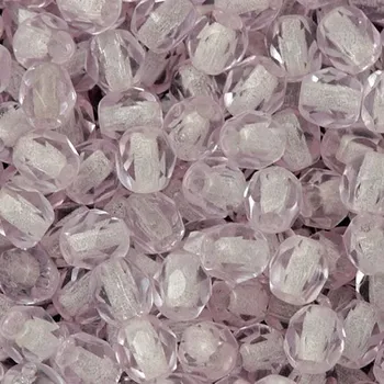 Korálek CZ Korálky broušené 4mm světle fialová (50ks)