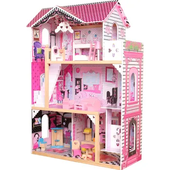 Domeček pro panenku Wiky W015268 dřevěný domek 82 x 33 x 118 cm