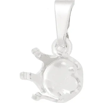 Přívěsek Crystal-ZONE Přívěsek Chaton Diamond ss34 rhodium