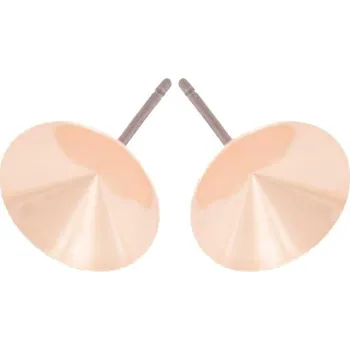 Korálek Crystal-ZONE Náušnice trn Rivoli 12mm rose gold