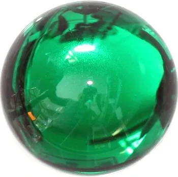Korálek CZ Kabošon kruh 15mm emerald