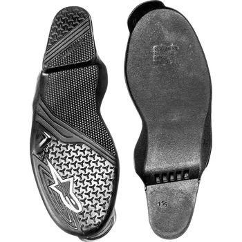 Moto obuv ALPINESTARS podrážka pro boty SMX Plus 2 černá/bílá pár - 42