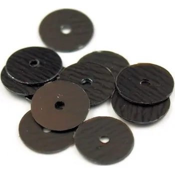 Vánoční ozdoba EU Flitry - mat colours tmavě hnědá