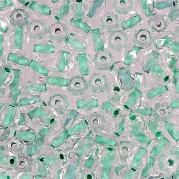 Korálek CZ Korálky broušené 4mm crystal průtah zelená (50ks)