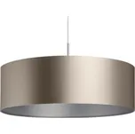 RED - DESIGN RENDL RON 60/19 stínidlo Monaco holubí šeď / stříbrné PVC max. 23W - RED - DESIGN RENDL RED R11584