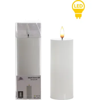 Svíčka LED svíčka IDALIA 16 cm bílá