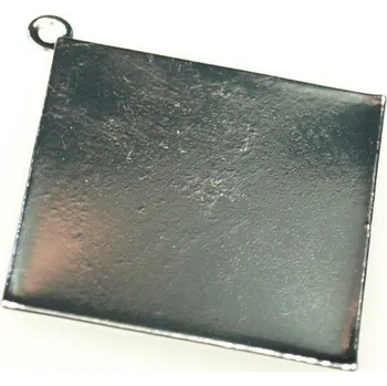 Přívěsek Crystal-ZONE Přívěsek Čtverec hladký 22mm ag clear