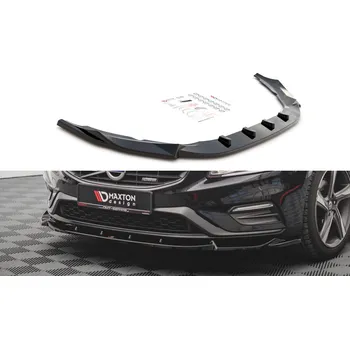 Karosérie Maxton Design spoiler pod přední nárazník pro Volvo S60 Mk2 Facelift, plast ABS bez povrchové úpravy, R-Design SLEVA 5%