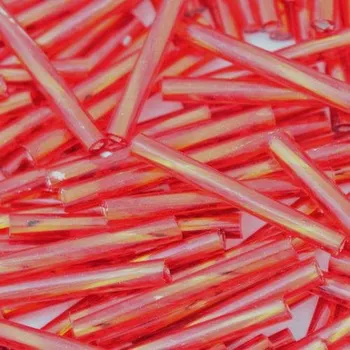 Šperk Preciosa Preciosa® Rokajl tyčinky kroucené 30mm červená (97050)