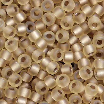 Korálek MATUBO™ MATUBO Round 8/0 Topaz Bronze Ice lined Matte