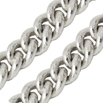 Řetízek CZ Bižuterní řetízek 6mm platina