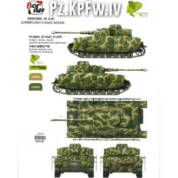 Plastikový model Border Model 1/35 Pz.Kpfw IV G/H Mask #2 (Border)