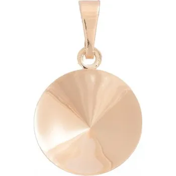 Korálek Crystal-ZONE Přívěsek Rivoli 16mm rose gold
