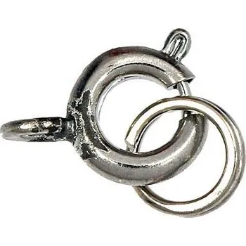 Materiál na výrobu šperku CZ Pérový kroužek 6mm platina