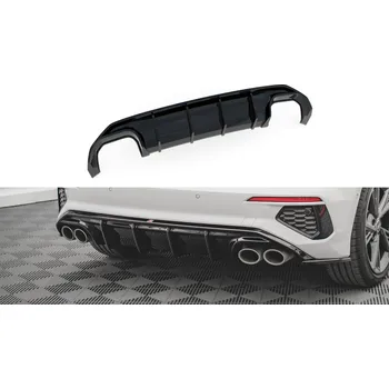 PC tuning Maxton Design vložka zadního nárazníku pro Audi S3 8Y, plast ABS bez povrchové úpravy SLEVA 5%