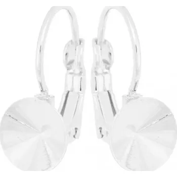 Korálek Crystal-ZONE Náušnice KIDS Rivoli 8mm ag+clear