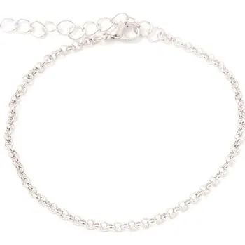 Náramek Crystal-ZONE Náramek RING 2mm rhodium