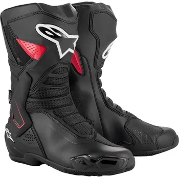Moto obuv ALPINESTARS boty SMX-6 V3 DRYSTAR black/red - 37