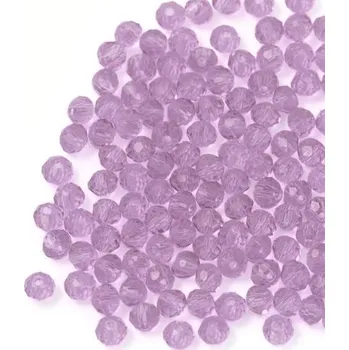 Korálek EU Broušené korálky slavík 3/2mm amethyst (4g)