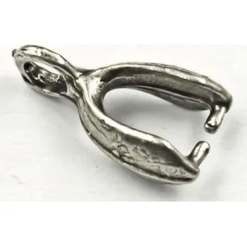 Materiál na výrobu šperku Crystal-ZONE Šlupna 5mm staré stříbro