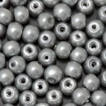 Náramek CZ Vosková perle KULIČKA 4mm stříbrná