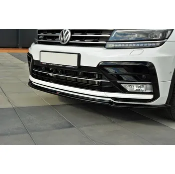 Nárazník Maxton Design spoiler pod přední nárazník pro Volkswagen Tiguan Mk2 R-Line, plast ABS bez povrchové úpravy SLEVA 5%