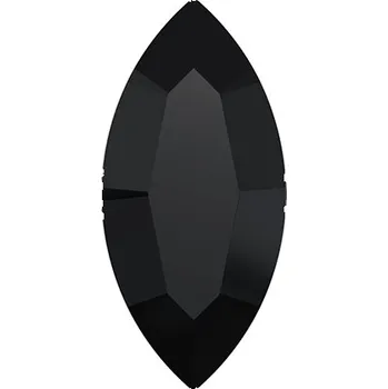 Materiál na výrobu šperku Swarovski Swarovski® Crystals Navette 4228 8/4mm Jet